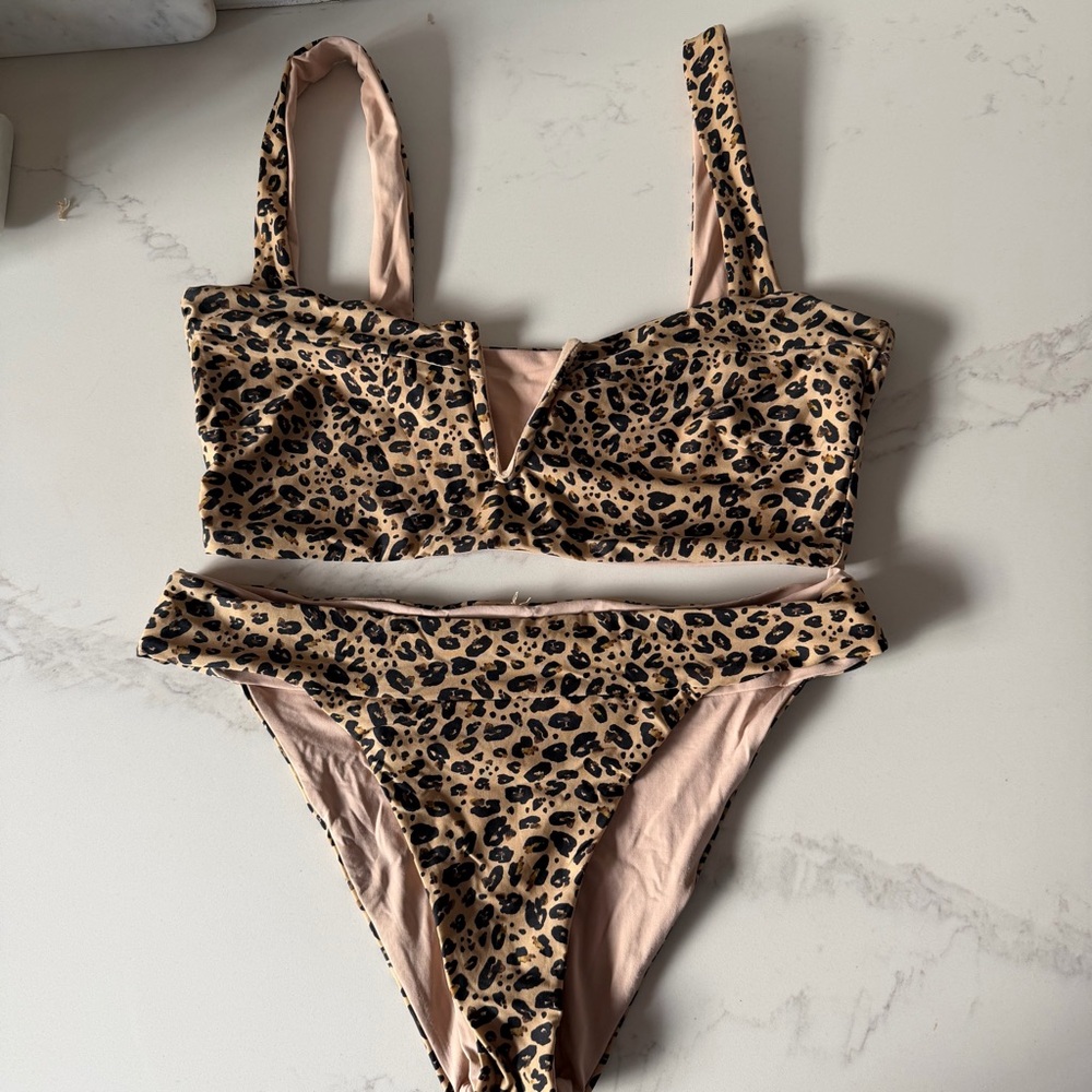 Lspace Leopard Print Women's bikini Set
